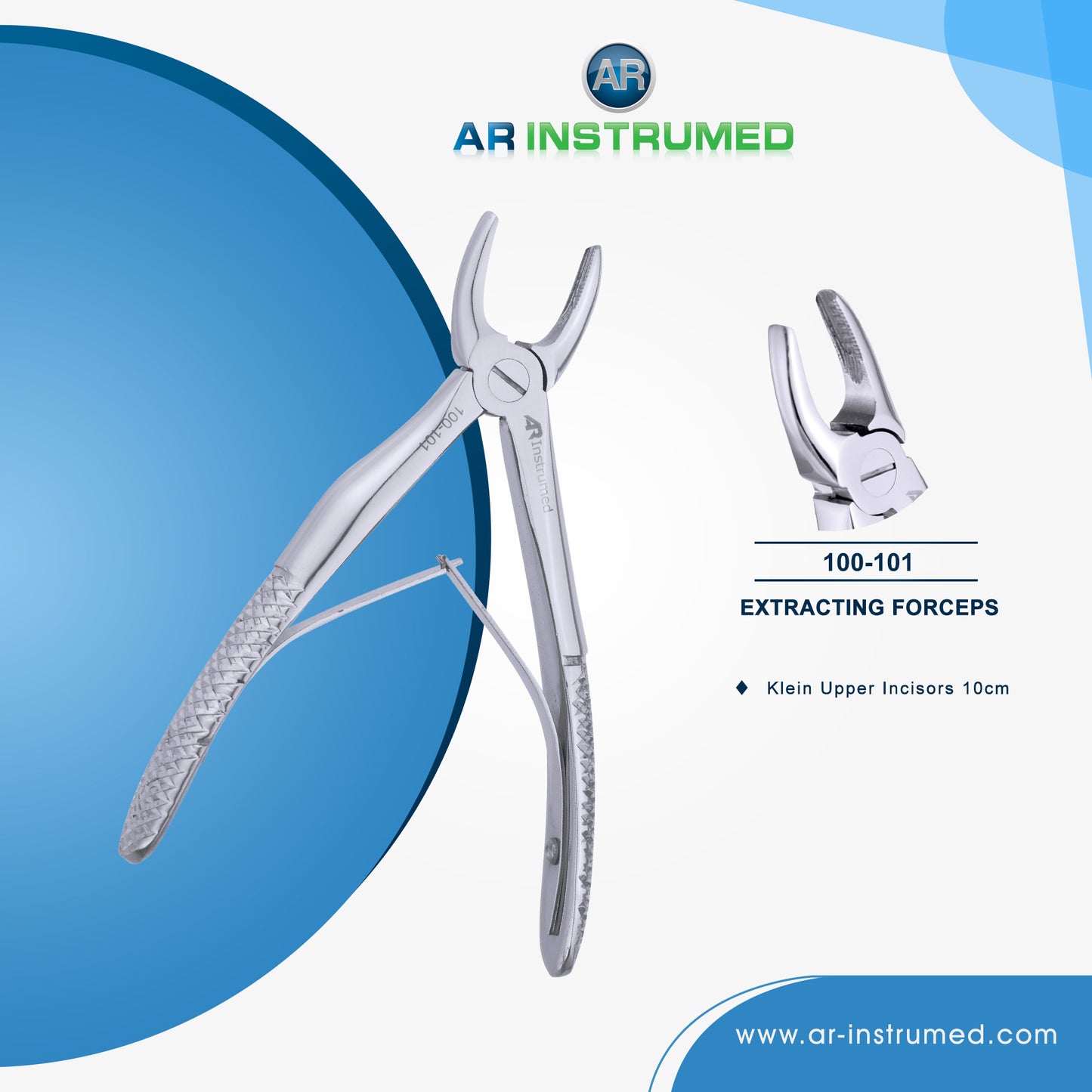 AR Instrumed Extracting Forceps for Children Set of 7Pcs