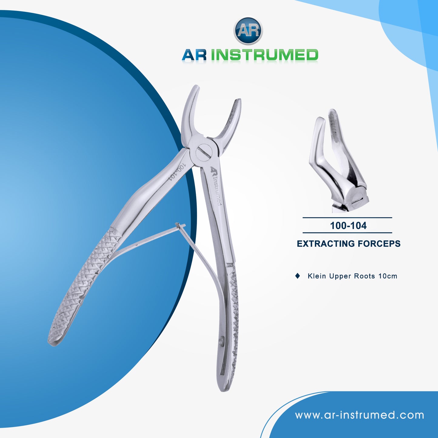AR Instrumed Extracting Forceps for Children Set of 7Pcs