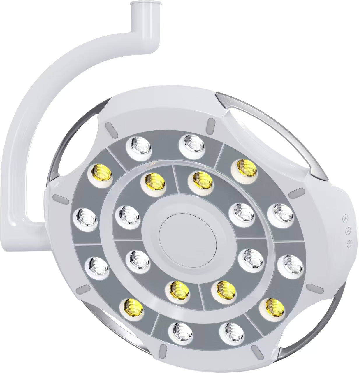 Flight Quantum High Power Surgical Ceiling Light - 20 LED Bulbs, Sensor Control, 8-10Ft Ceiling Height