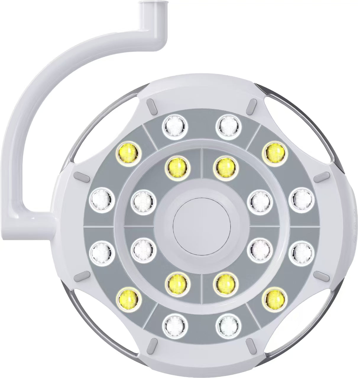 Flight Quantum High Power Surgical Ceiling Light - 20 LED Bulbs, Sensor Control, 8-10Ft Ceiling Height