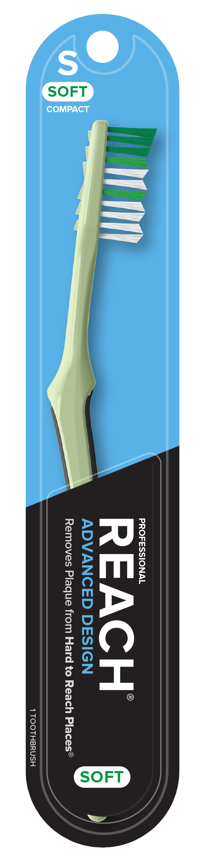 Dr. Fresh Reach Performance Advanced Design Toothbrush, 6/bg, 12bg/cs