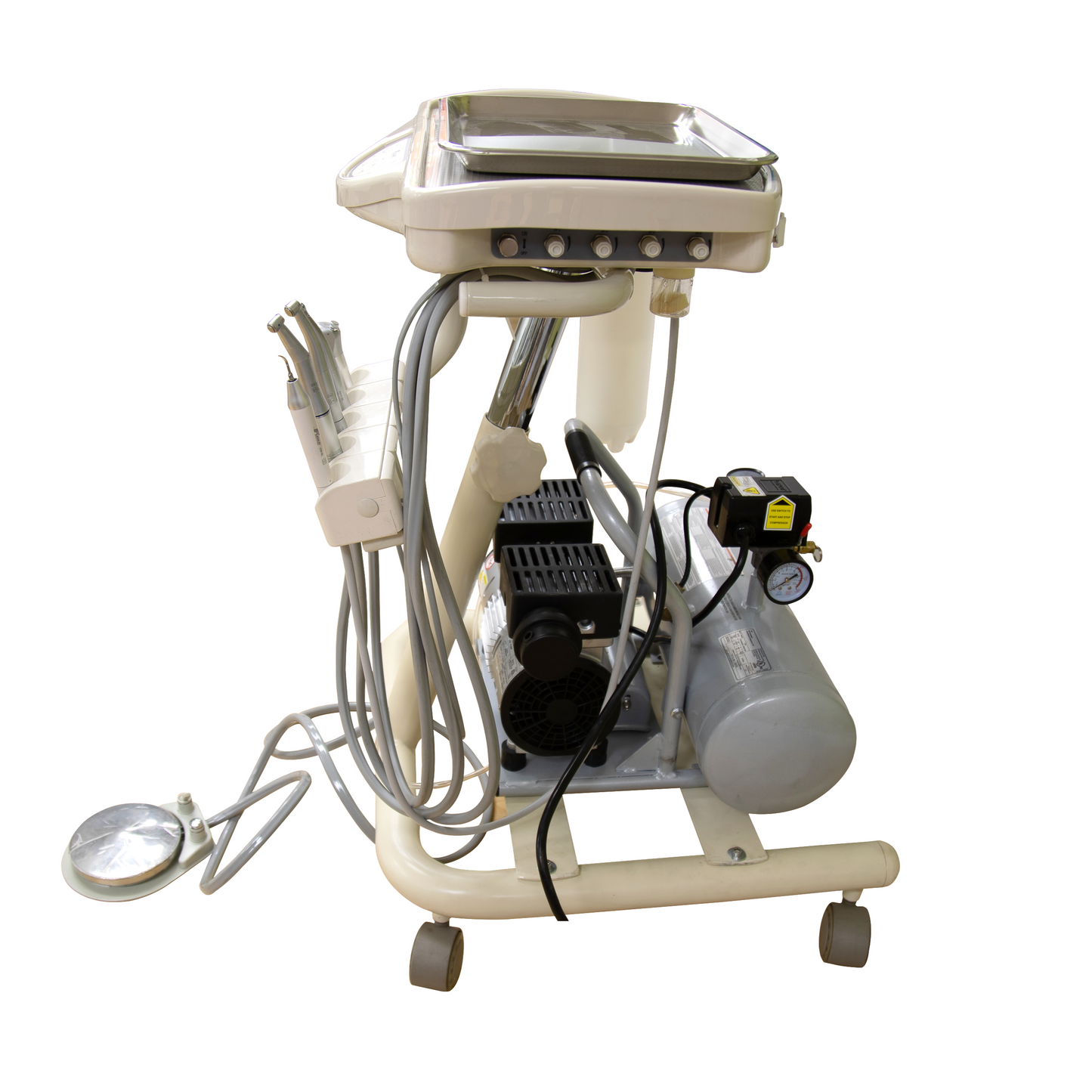 Flight Portable A-Series Mobile Cart with Integrated Compressor and Water Bottle