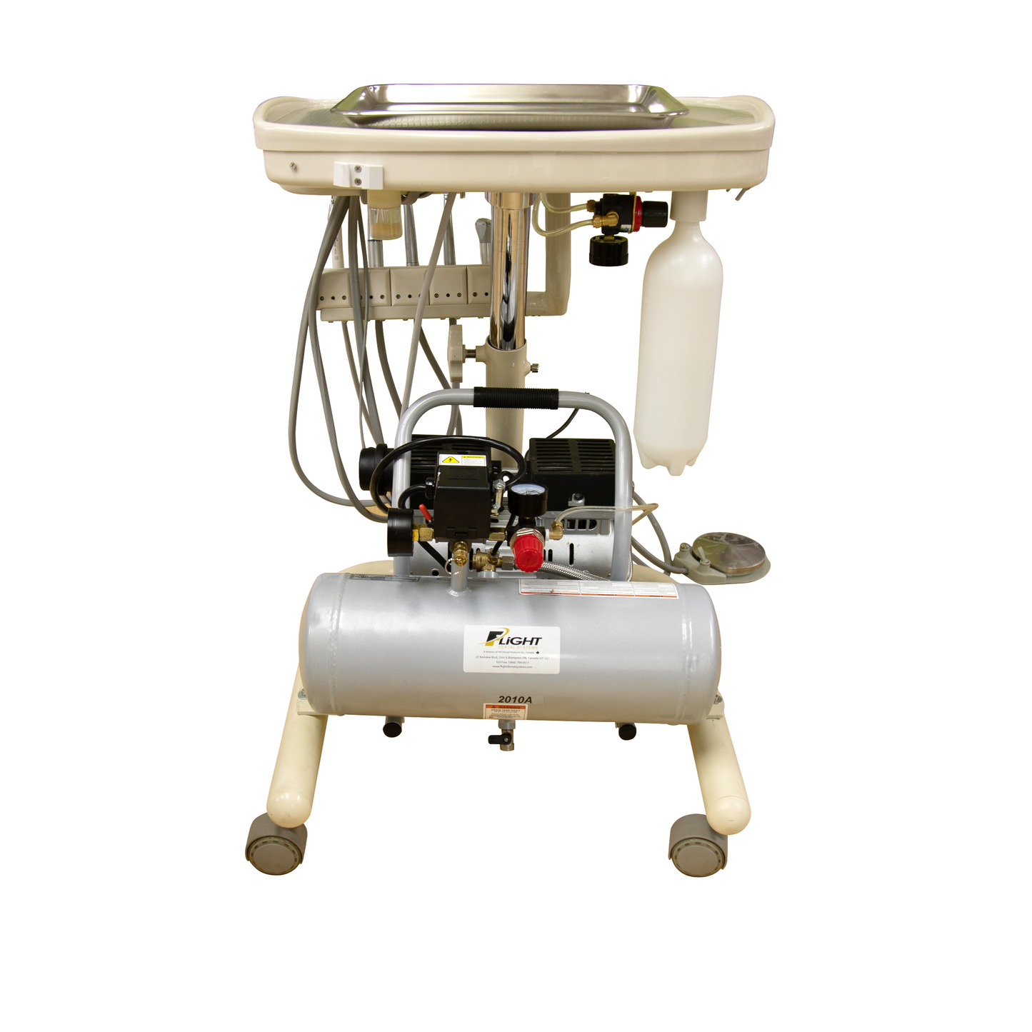 Flight Portable A-Series Mobile Cart with Integrated Compressor and Water Bottle