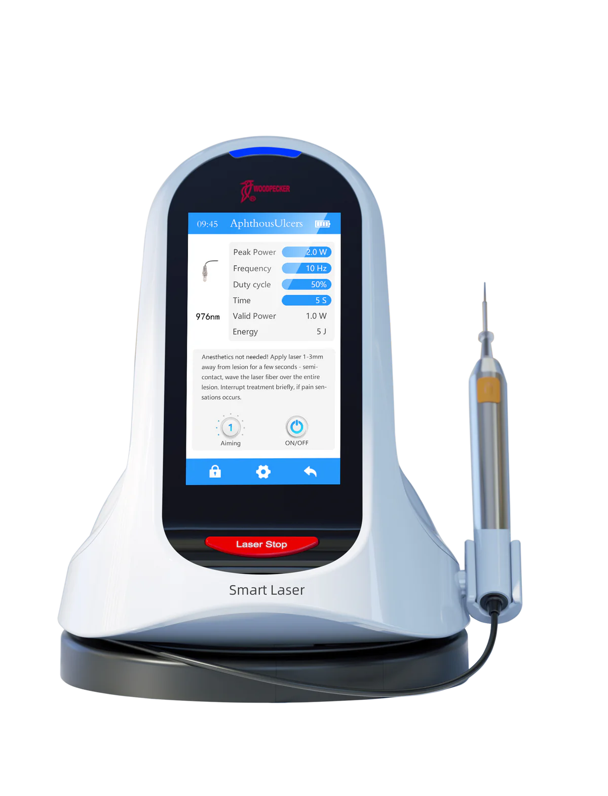 Woodpecker LX16 Plus Smart Diode Laser - 5W Triple Wavelength, 976nm, 450nm, 650nm