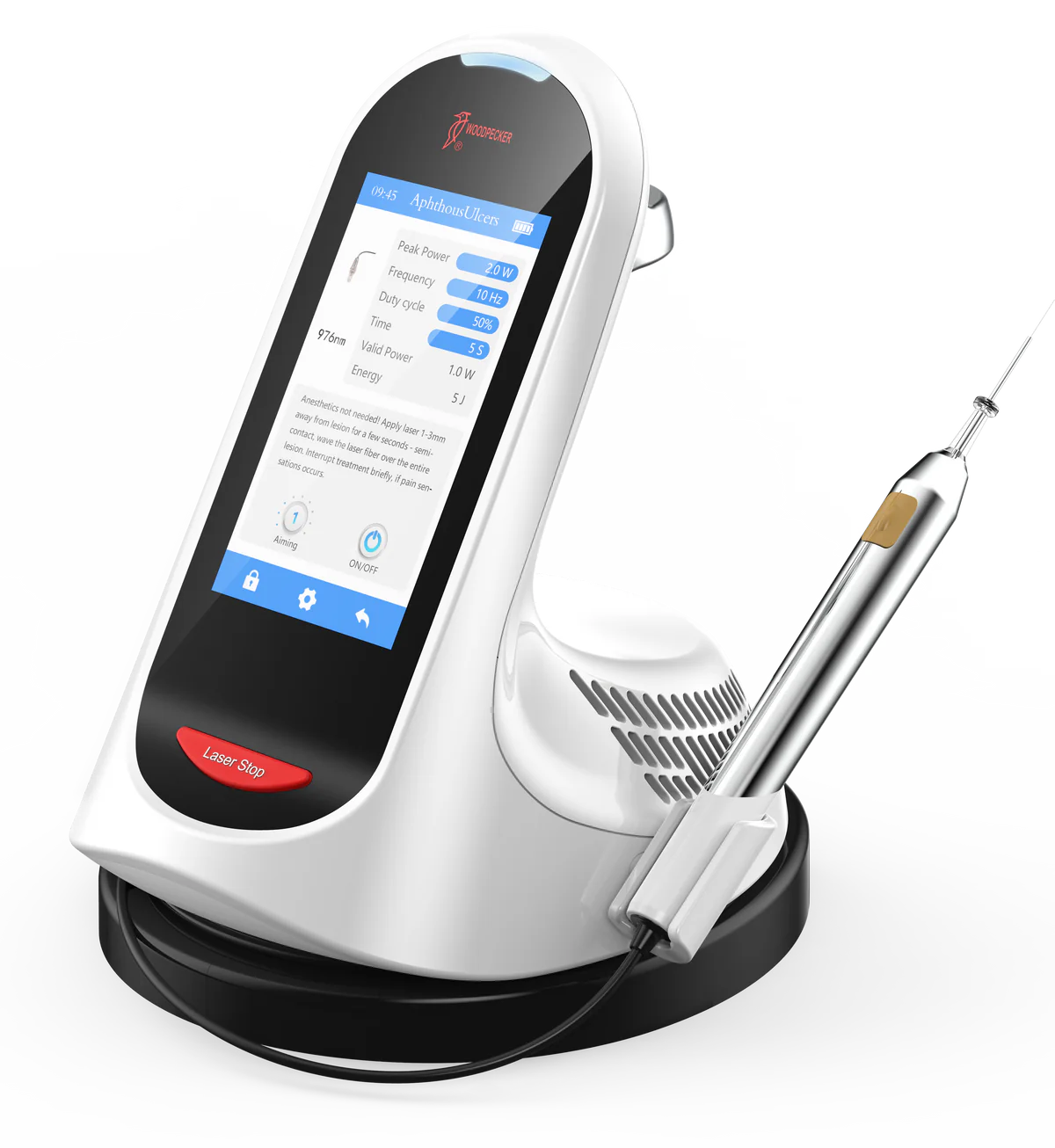 Woodpecker LX16 Plus Smart Diode Laser - 5W Triple Wavelength, 976nm, 450nm, 650nm