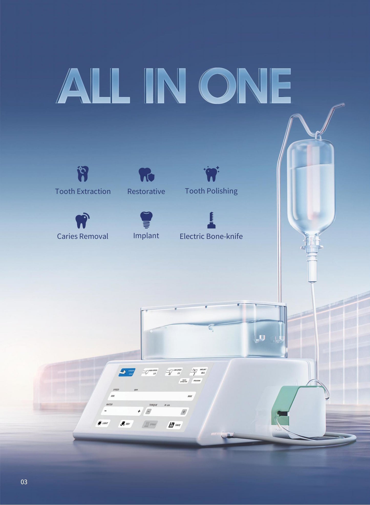 Jinme ES70 Surgical Drive System With Implant Functions All in One