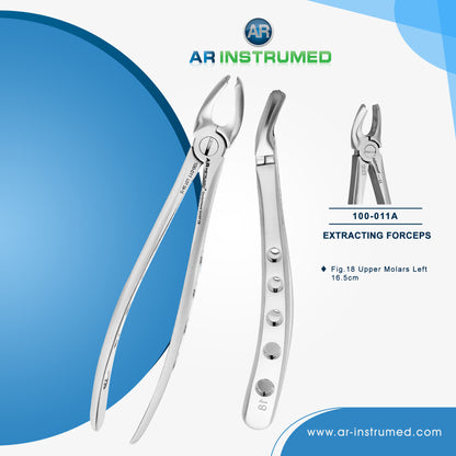 AR Instrumed Extracting Forceps Set for Adults Set of 10 PCS.