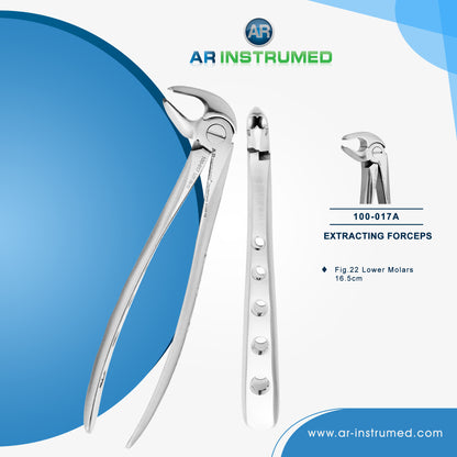 AR Instrumed Extracting Forceps Set for Adults Set of 10 PCS.
