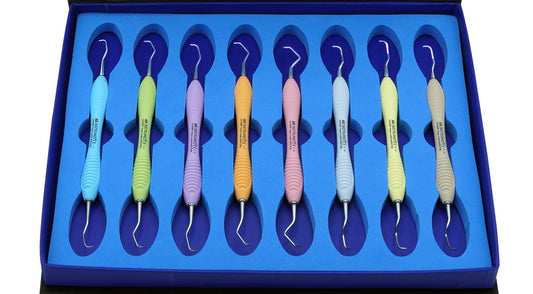 AR Instrumed Gracey Curettes – Silicone Handles (Set of 8)