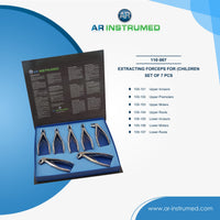 AR Instrumed Extracting Forceps for Children Set of 7Pcs