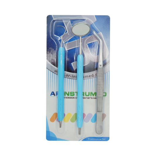 AR Instrumed Examination Instrument Kit Set of 3 - Silicone Handles