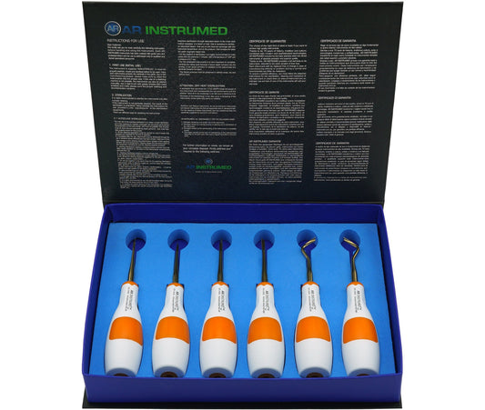 AR Instrumed Extracting Elevator Set of 6 AR Soft Plasma Coated