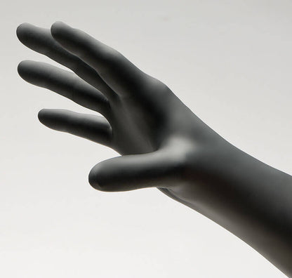 Innovative NitriDerm Ultra Black Nitrile Exam Gloves Series 187, 100/bx, 10 bx/cs