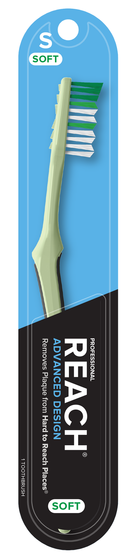Dr. Fresh Reach Performance Toothbrush, 6/bg, 12bg/cs