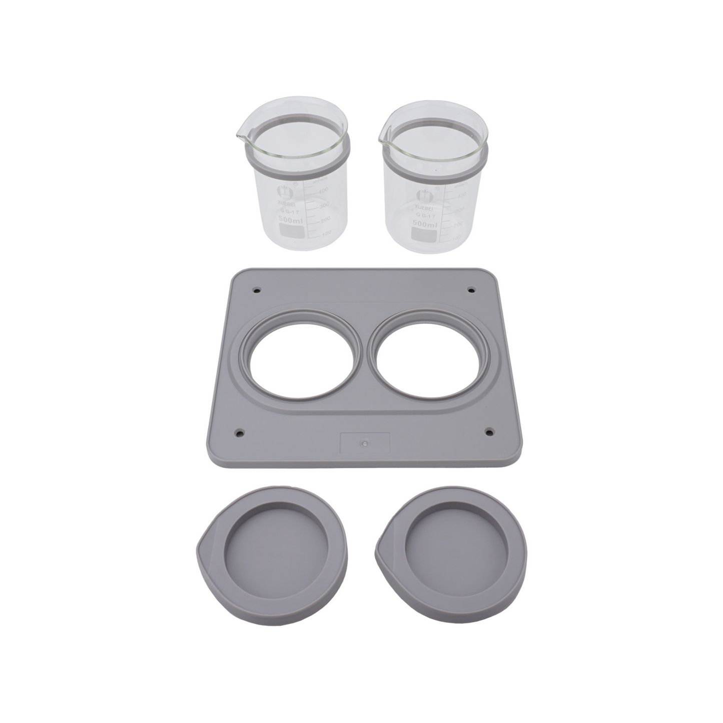 iSonic BHK02A double beaker holder attachment top view