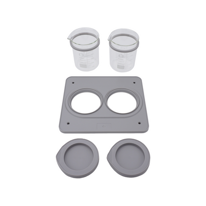 iSonic BHK02A double beaker holder attachment top view