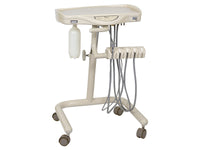 Flight A-Series Doctors Cart with TRAD-2001 Delivery Unit, 3-Way Syringe and 3 Handpiece Tubings
