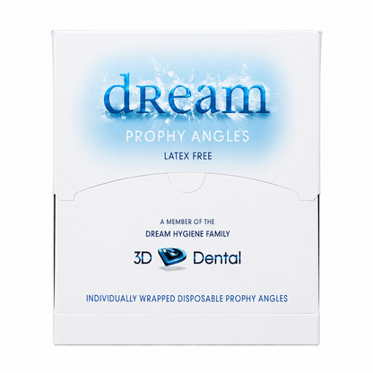 Dream Disposable Prophy Angles — Latex-Free, Firm and Soft Cup, 100/144/500 Pack