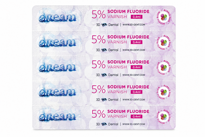 Dream 5% Sodium Fluoride Varnish with Xylitol and TPC – 50 Unit Dose Applications