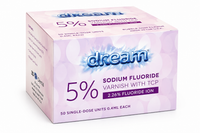 Dream 5% Sodium Fluoride Varnish with Xylitol and TPC – 50 Unit Dose Applications