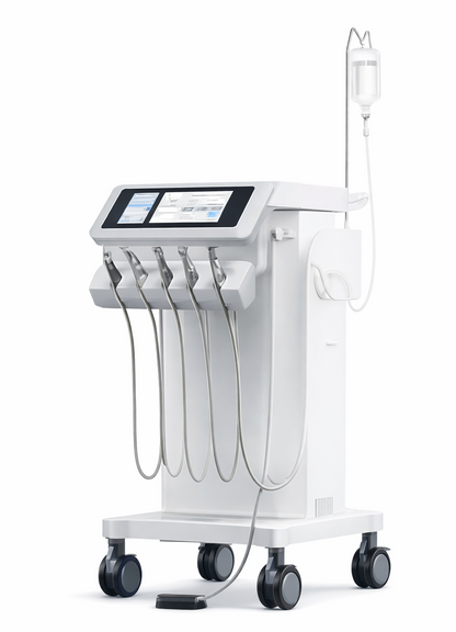 Jinme E8 Self-Contained Mobile Dental Surgery & Implant Cart with Built-In Air Compressor
