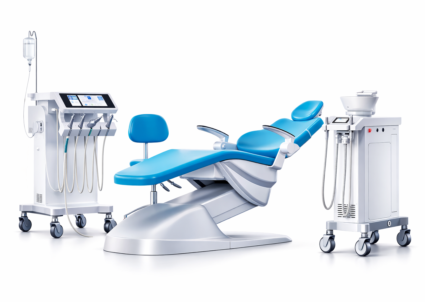 Jinme E8 Self-Contained Mobile Dental Surgery & Implant Cart with Built-In Air Compressor