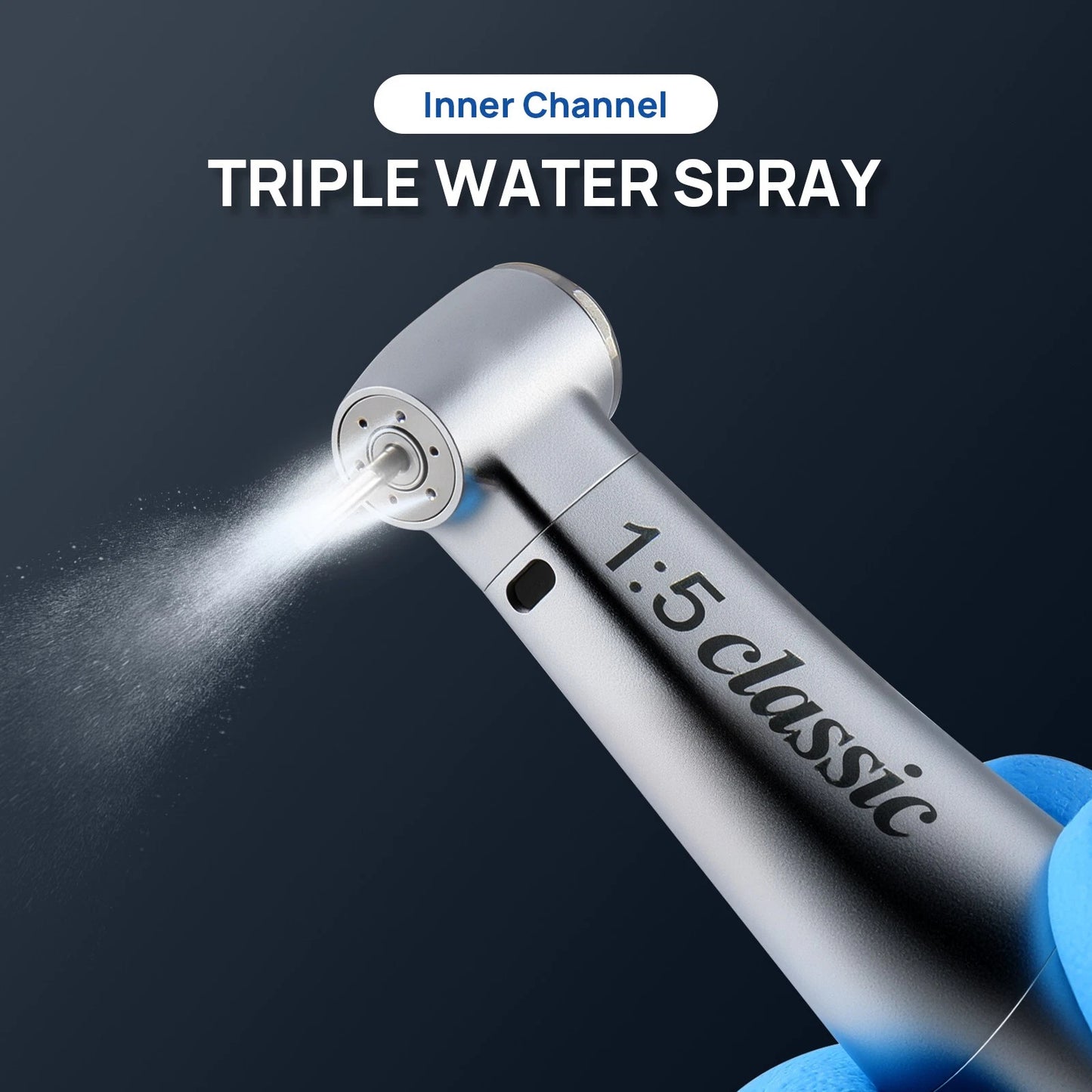 Jinme 1:5 Electric Dental Handpiece Contra Angle for E-Type Motors W15lW