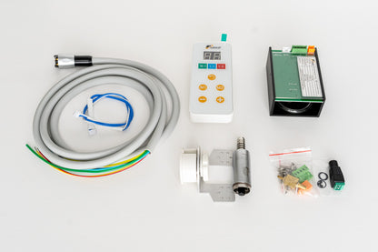 Flight Electric Motor System With LED Optics