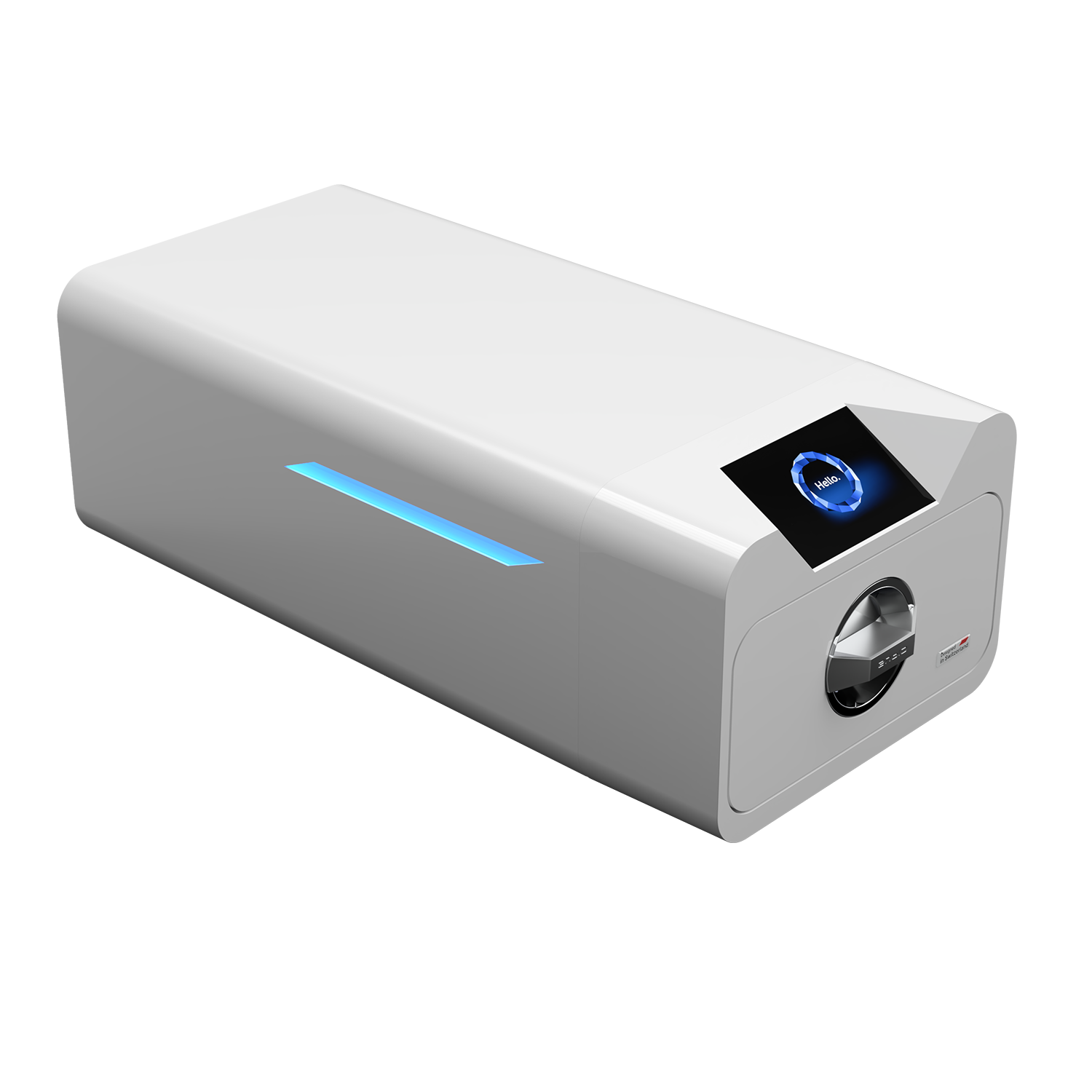 Enbio Pro Class B autoclave, front view with display