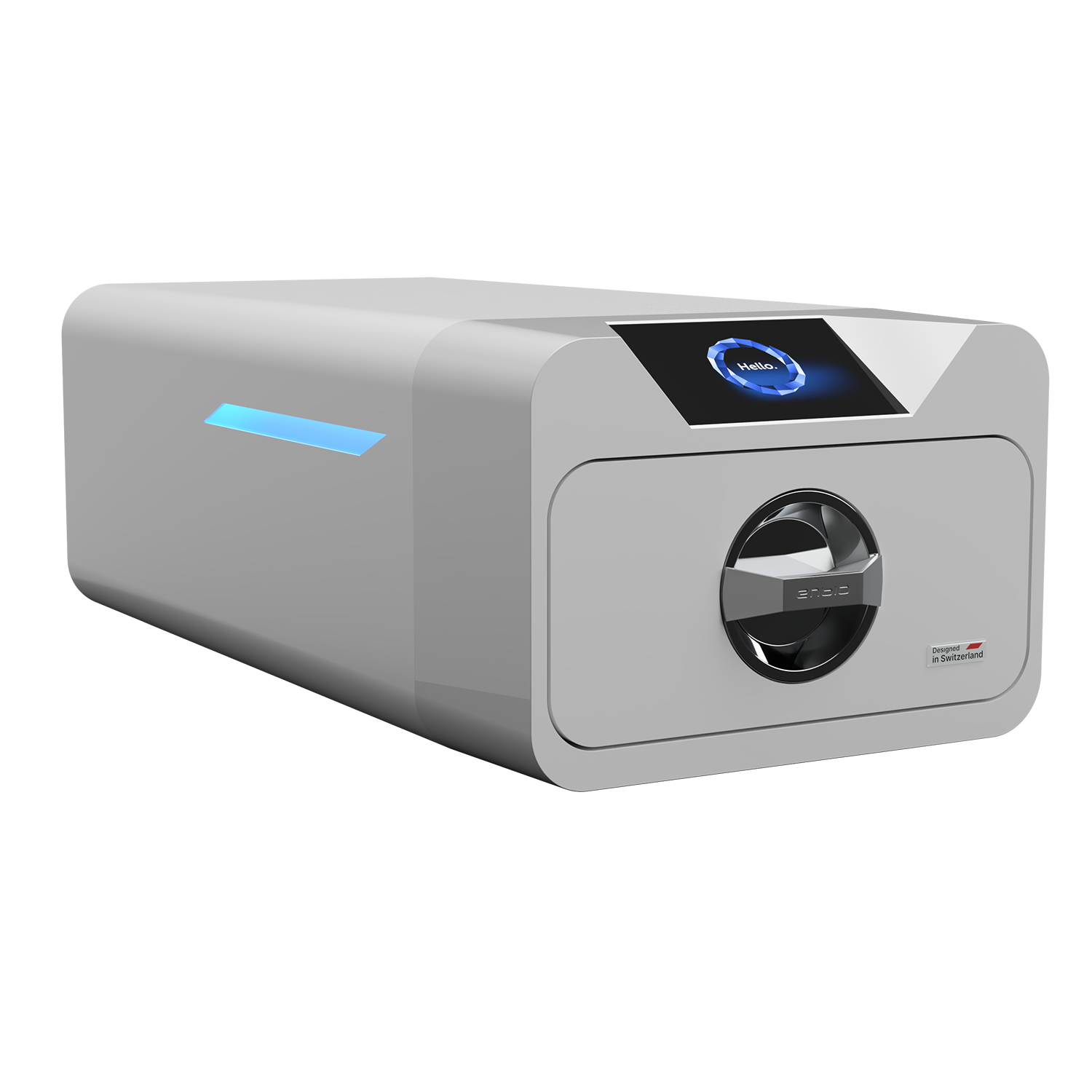 Enbio Pro Class B autoclave, alternate side view