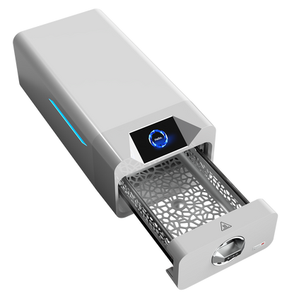 Enbio Pro Class B autoclave, open chamber view