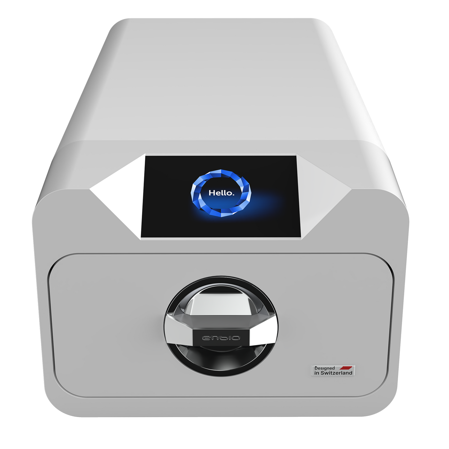Enbio Pro Class B autoclave, front angle view