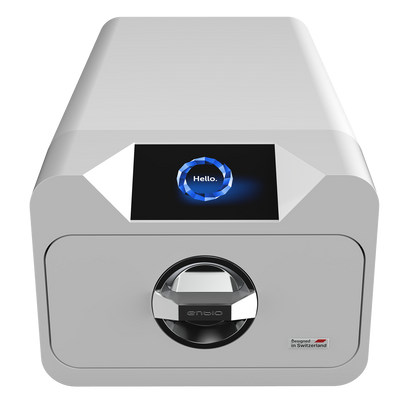 Enbio Pro Class B autoclave, front angle view