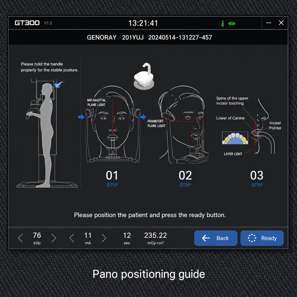 Genoray GT300-C • CBCT + Pan + Ceph • AI-Assisted Dental Imaging System