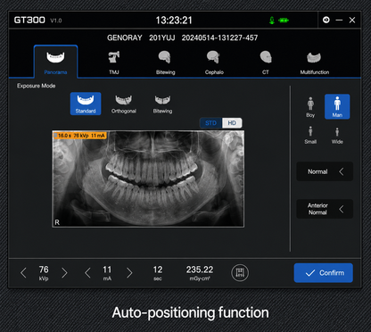 Genoray GT300-C • CBCT + Pan + Ceph • AI-Assisted Dental Imaging System