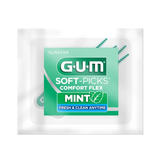 GUM Twisted Mint Soft Picks 3/pk, 48 pks/bx