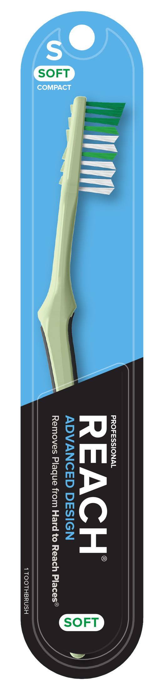 Dr. Fresh Reach Performance Advanced Design Toothbrush, 6/bg, 12bg/cs