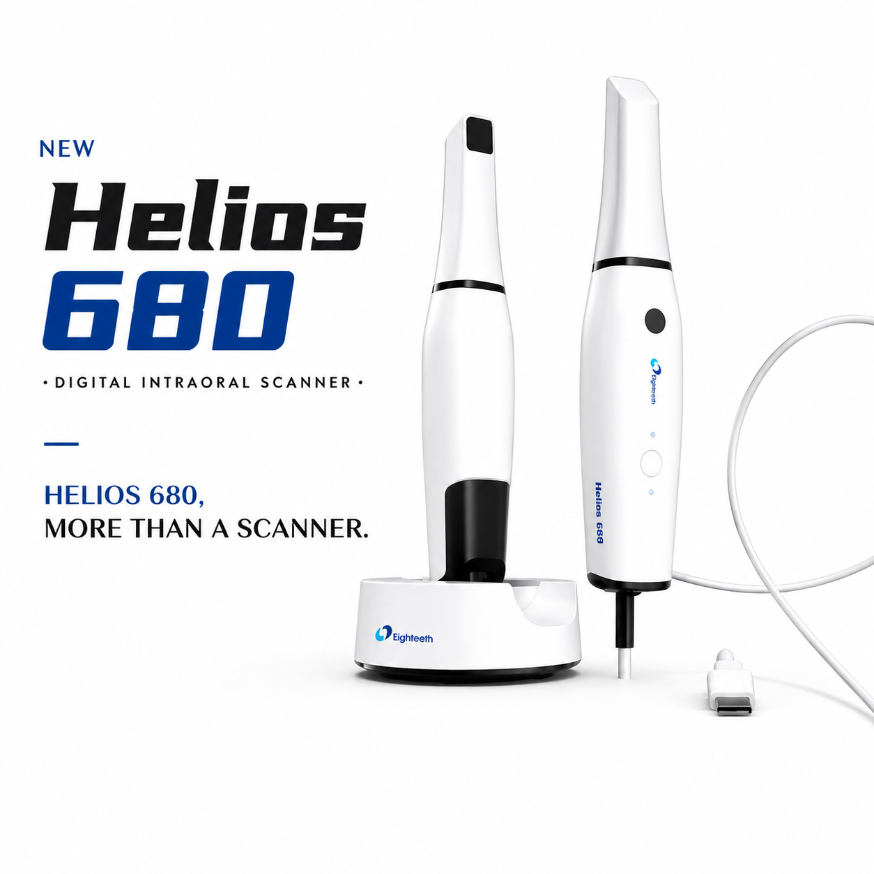 Eighteeth Helios 680 Digital Intraoral Scanner | AI Workflow
