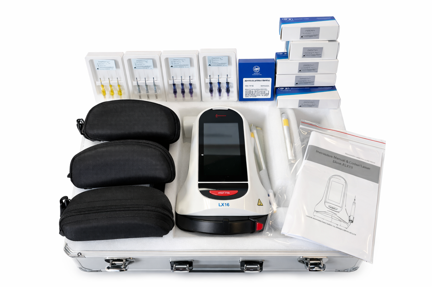 Woodpecker Dental Diode Laser System LX16 Plus Smart Laser | 5W 450nm/650nm/978nm