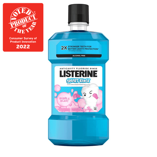 J&J Listerine Smart Rinse 500ml, 6/cs