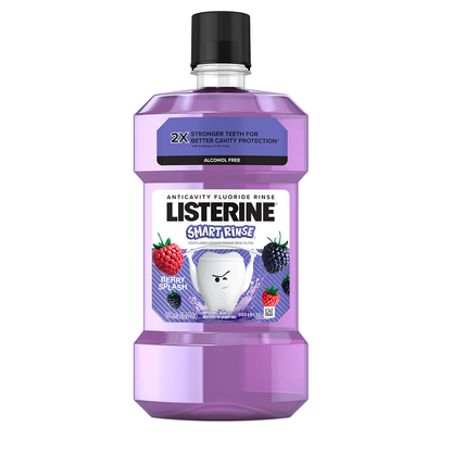 J&J Listerine Smart Rinse 500ml, 6/cs