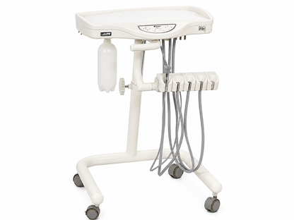 Flight A-Series Doctors Cart with TRAD-2001 Delivery Unit, 3-Way Syringe and 3 Handpiece Tubings