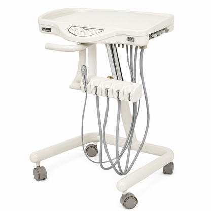Flight A-Series Doctors Cart with TRAD-2001 Delivery Unit, 3-Way Syringe and 3 Handpiece Tubings