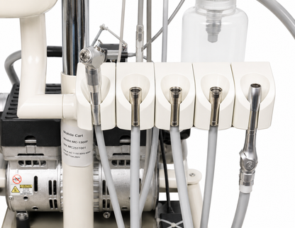 Flight A-Series Doctors Cart with TRAD-2001 Delivery Unit, Integrated Compressor and Air Venturi Vacuum
