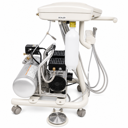 Flight A-Series Doctors Cart with TRAD-2001 Delivery Unit and Integrated 1HP Compressor