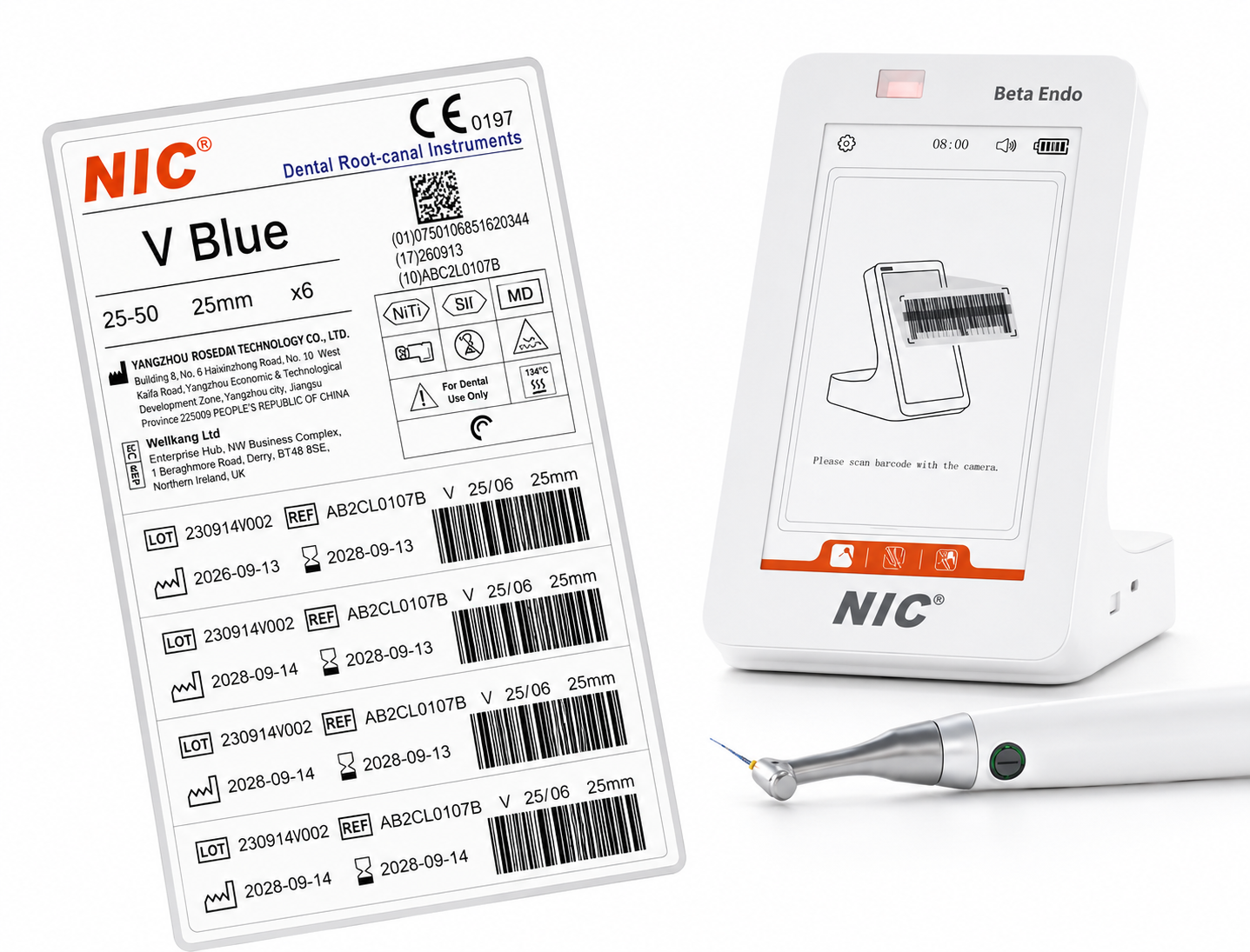NIC Beta Endo Motor – Ultra-Light Endo Motor with Integrated Apex Locator
