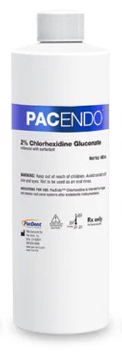 PacDent PacEndo 2% Chlorhexidine Refill Bottle 480ml/16oz