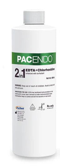 PacDent PacEndo 2-In-1 EDTA & Chlorhexidine Refill Bottle