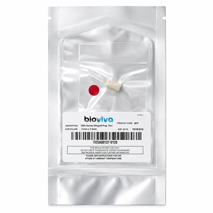 Bioviva Fiber Plug Bone Allograft