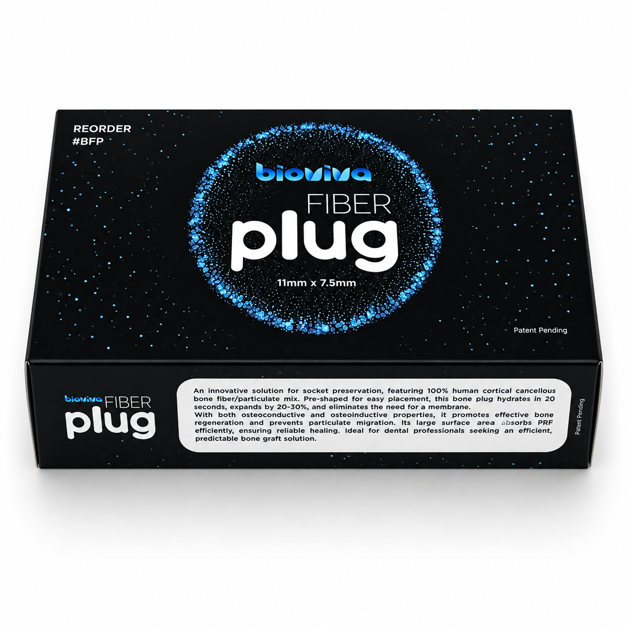 Bioviva Fiber Plug Bone Allograft